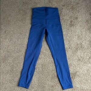 Lululemon wunder train blue size 4 leggings